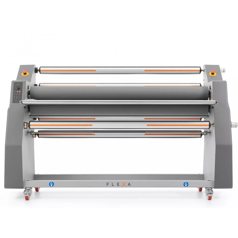 Laminateur en continu avec rouleau supérieur à assistance thermique - Largeur de travail 1100 mm - FLEXA - EASY 110_0