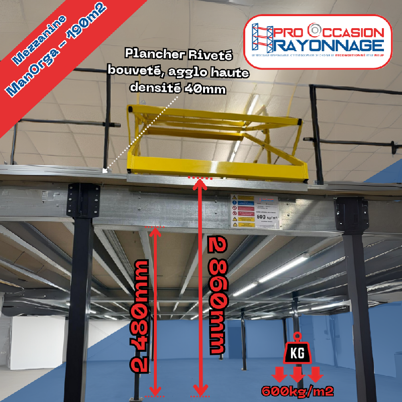 Mezzanine industrielle ManOrga - 190m²_0