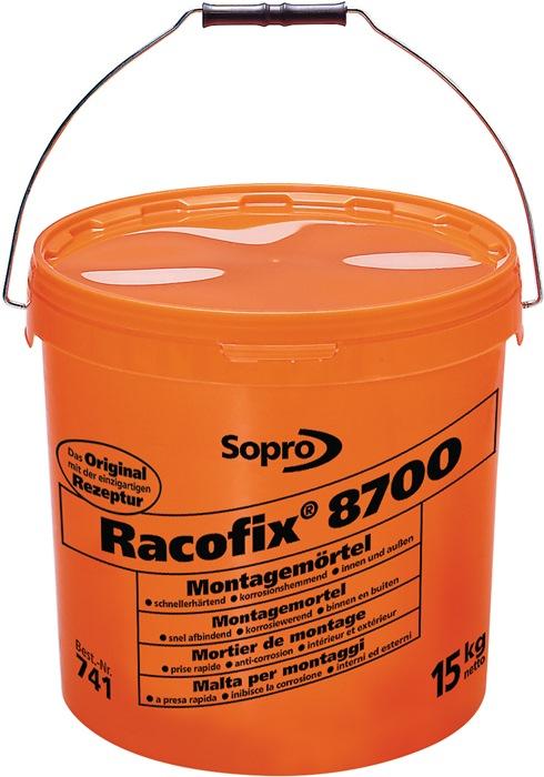 Mortier de scellement Racofix® 8700 1:3 séparat. Pièce (eau/mortier) 15 kg 15 kg seau SOPRO_0