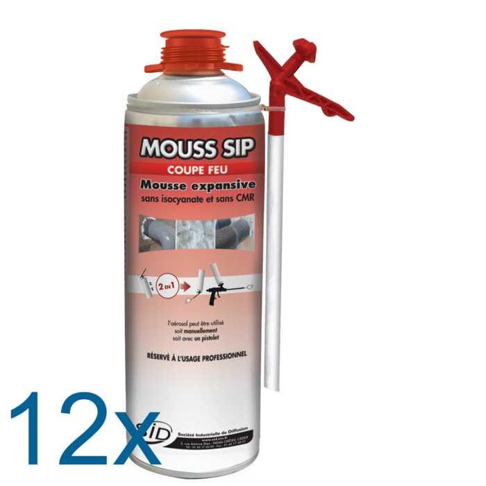 Mousse expansive sans isocyanate avec classement de résistance au feu mouss sip coupe feu_0