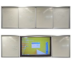 Mur d'ecriture autourn d'un ecran interactif - araboard 4_0