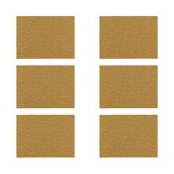 Novastyl - Lot 6 Sets De Table Ica 43x30cm En Plastique Effet Cuir Tresse Marron - 3256391045350_0