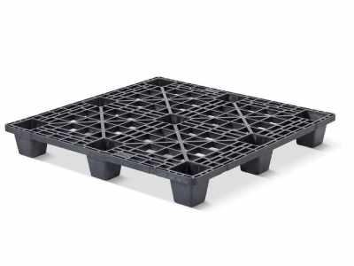 Palette  plastique gamme légère  -  1140 X 1140 - idéale pour votre stockage et vos transports - CUQP1140LR9FR_0
