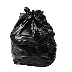 Petits sacs poubelle noirs Jantex 25L x500 (Lot de 500) - GAGF278_0