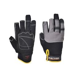 Portwest - Gants de spécialiste mécanicien haute performance POWERTOOL PRO Noir Taille 8 - 5036146011773_0