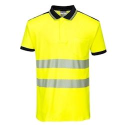Portwest - Polo manches courtes PW3 HV Jaune / Noir Taille S - S textile 5036108287826_0