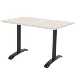 Restootab - Table 120x70cm - modèle Bazila terrazzo cassata - blanc TB-BZ2RC-12070M-TER.CAS_0