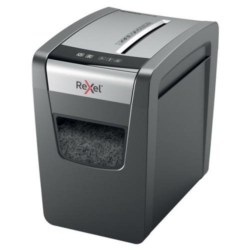 Rexel destructeur de documents momentum x312-sl p-3 coupe croisée 5x42mm 12 feuilles 23 litres 2104574eu_0
