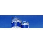 Silos monoblocs Euromecc - stockage de substances poudreuses - capacité de 33 à 90 m³_0