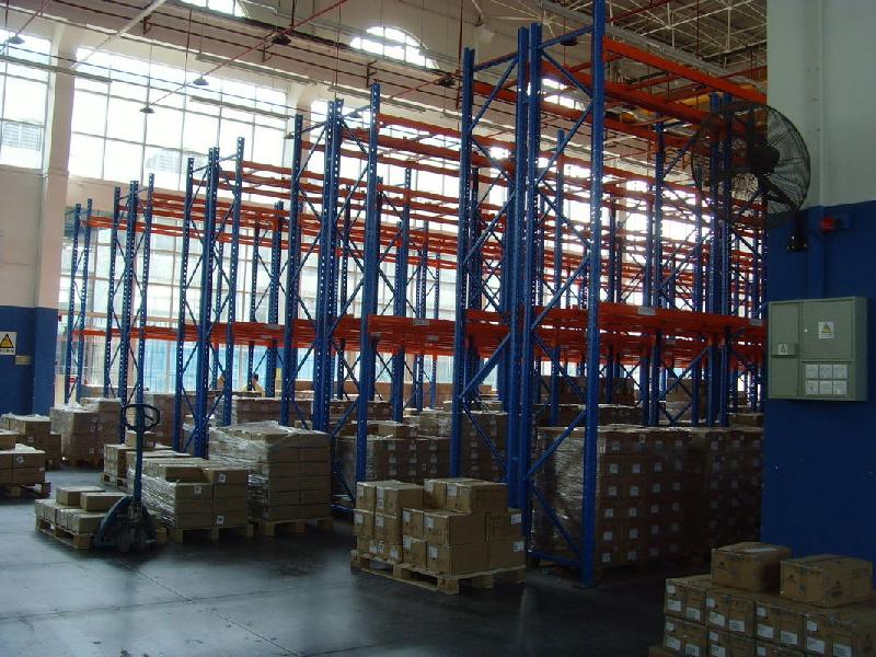 Support de palette double profondeur - Capacité 2000kg - Antirouille pour usine_0