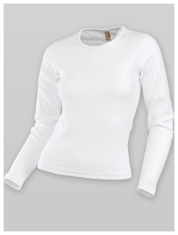 T-shirt 205g côte 1/1 manches longues réf. A1444 - 100% coton peigné pré-rétréci avec protection anti-UV_0