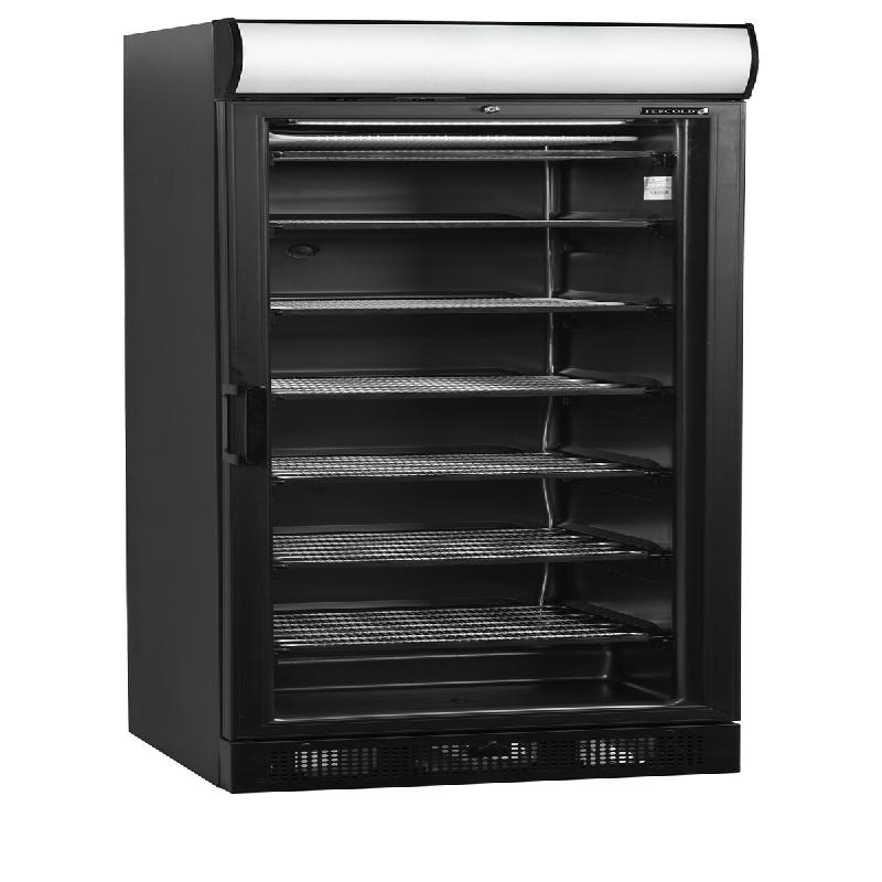 Tefcold Congélateur vitré noir  UFSC371GCP Black - 49561_0