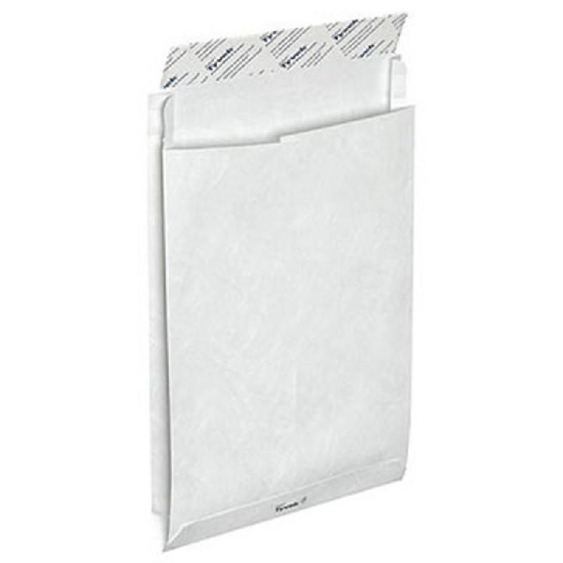 TYVEK® BOÎTE DE 20 POCHETTES INDÉCHIRABLES ET IMPERMÉABLES TYVEK - AUTO-ADHÉSIVES - 305 X 406 MM (55 G/M²) - COULEUR BLANC