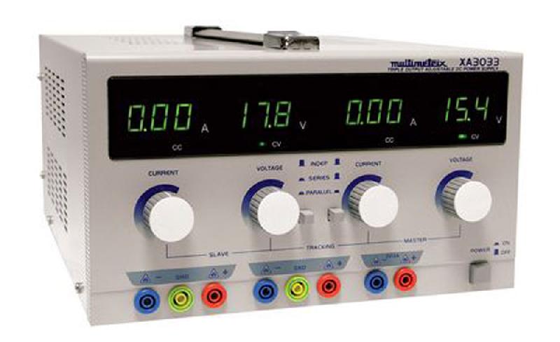XA3033 | Alimentation numérique triple 2x [30 V / 3 A] et 5 V / 3 A fixe_0