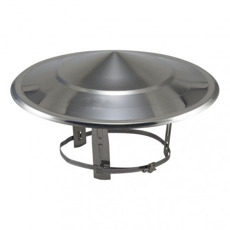 513001 - Chapeau de cheminée inox 304 - Tolérie du Sud Ouest - Ø 83_0