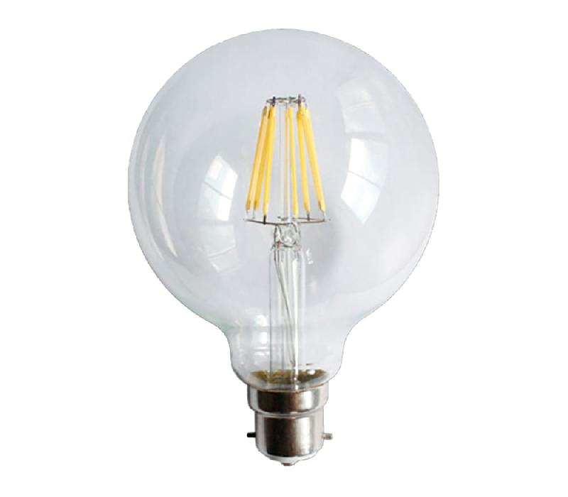 Ampoule à filament LED G95 8W - 2 700 K E27 - 840 lumens - Faisceau 360° - Durée de vie 30 000h_0