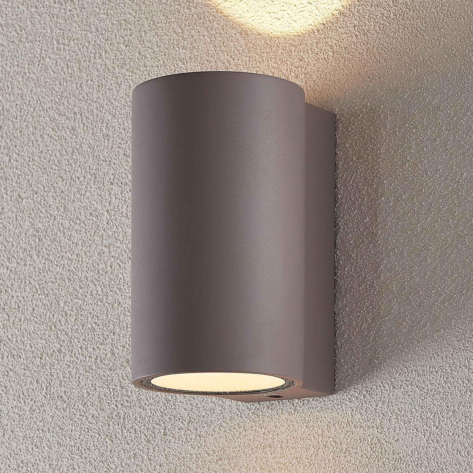 LINDBY APPLIQUE D\'EXTÉRIEUR LED KATALIA BÉTON, 2 LAMPES