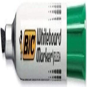 BiC Marqueur effaçable à sec Velleda 1781, pointe biseau 3,4 à 5,5 mm, encre verte - 3086121781025_0