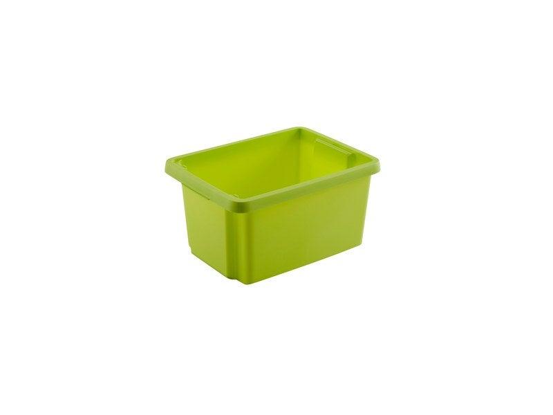 Boîte polypropylène verte - l.39 x p.29 x h.20 cm, 16 l_0