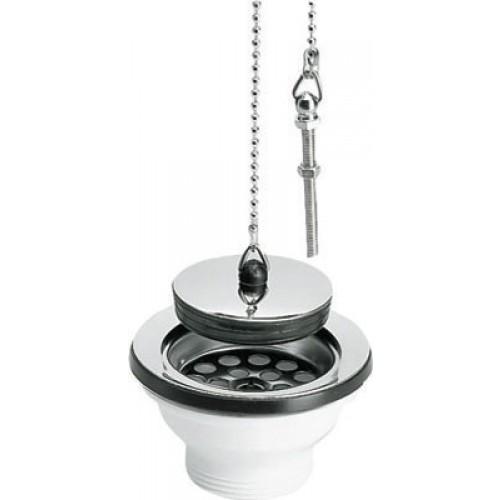 BONDE À BOUCHON À CHAINETTE POUR ÉVIER EN GRÈS - 0204004 NICOLL