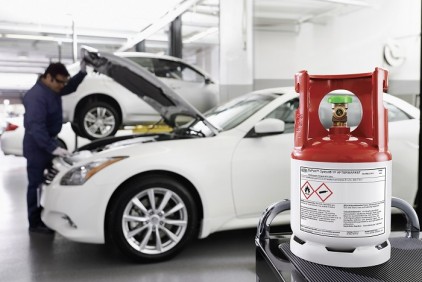 Bouteille 1234yf - Hydrofluoroléfine (HFO) pour climatisation automobile - GWP 4_0
