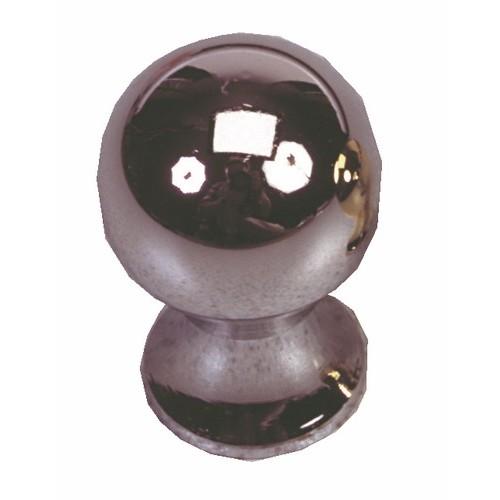BOUTONS DE MEUBLE BOULE ZAMAK 8721-CHROMÉ BRILLANT BRICOZOR