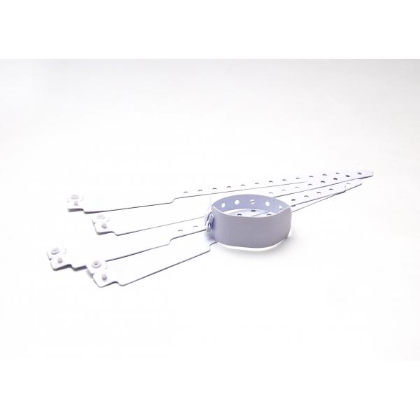 Bracelets vinyle extra-large - mat - blanc - indéformables et confortables, 26 coloris disponibles_0