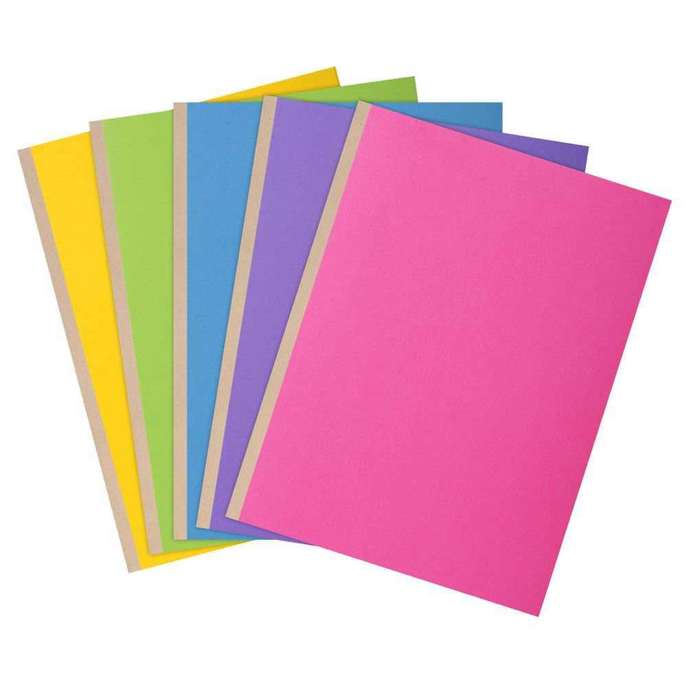 CHEMISES A SOUFFLET ROCK- CARTE 320 G/M2 - ASSORTIS VIF (PAQUET 10 UNITES)