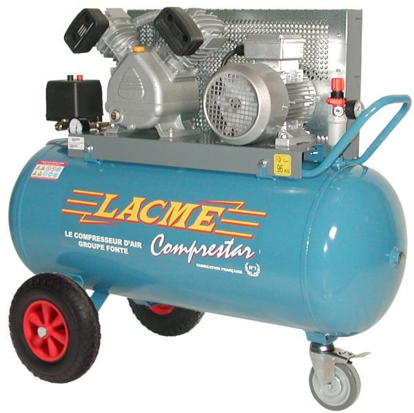 Compresseur 100 litres lacmé : comprestar 17v100t - 301479_0