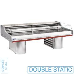 Comptoir vitrine réfrigéré Saigon PLUS - self-service - socles SG35BS/C1 - 3500x1195xh1175 mm - 0° à +2°C_0