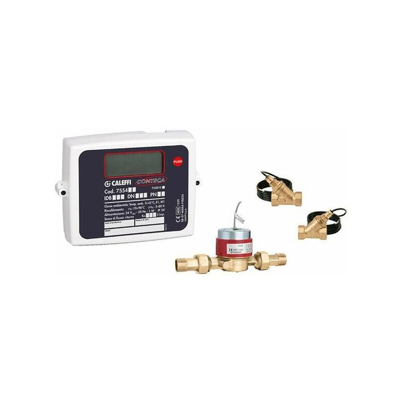 COMPTEUR DE CHALEUR DIRECT POUR SYSTÈMES DE ZONE CONTECA® CALEFFI 7504 | 1 1/2'