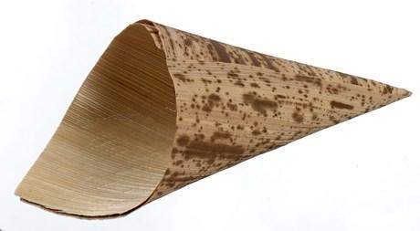 CORNET FEUILLE BAMBOU SOLIA 17 CM (VENDU PAR 1000)
