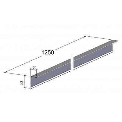 Cornière de finition en acier laqué - épaisseur 10/10 - 3 dimensions et 2 coloris au choix - Spadone_0