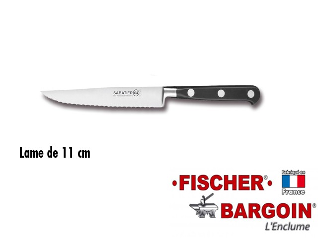 COUTEAUX STEAK LAME CRANTÉE DE 11 CM SABATIER