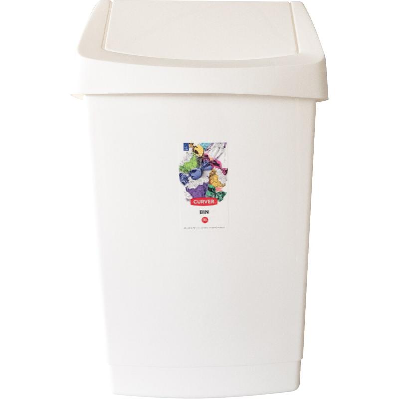 Curver Poubelle Click-It 10001684 50l blanc - 10001684_0