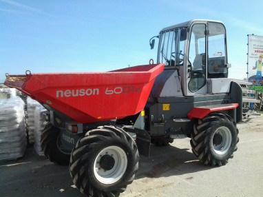 Dumper 6T - Engin de chantier avec benne de 3500L et chassis articulé_0