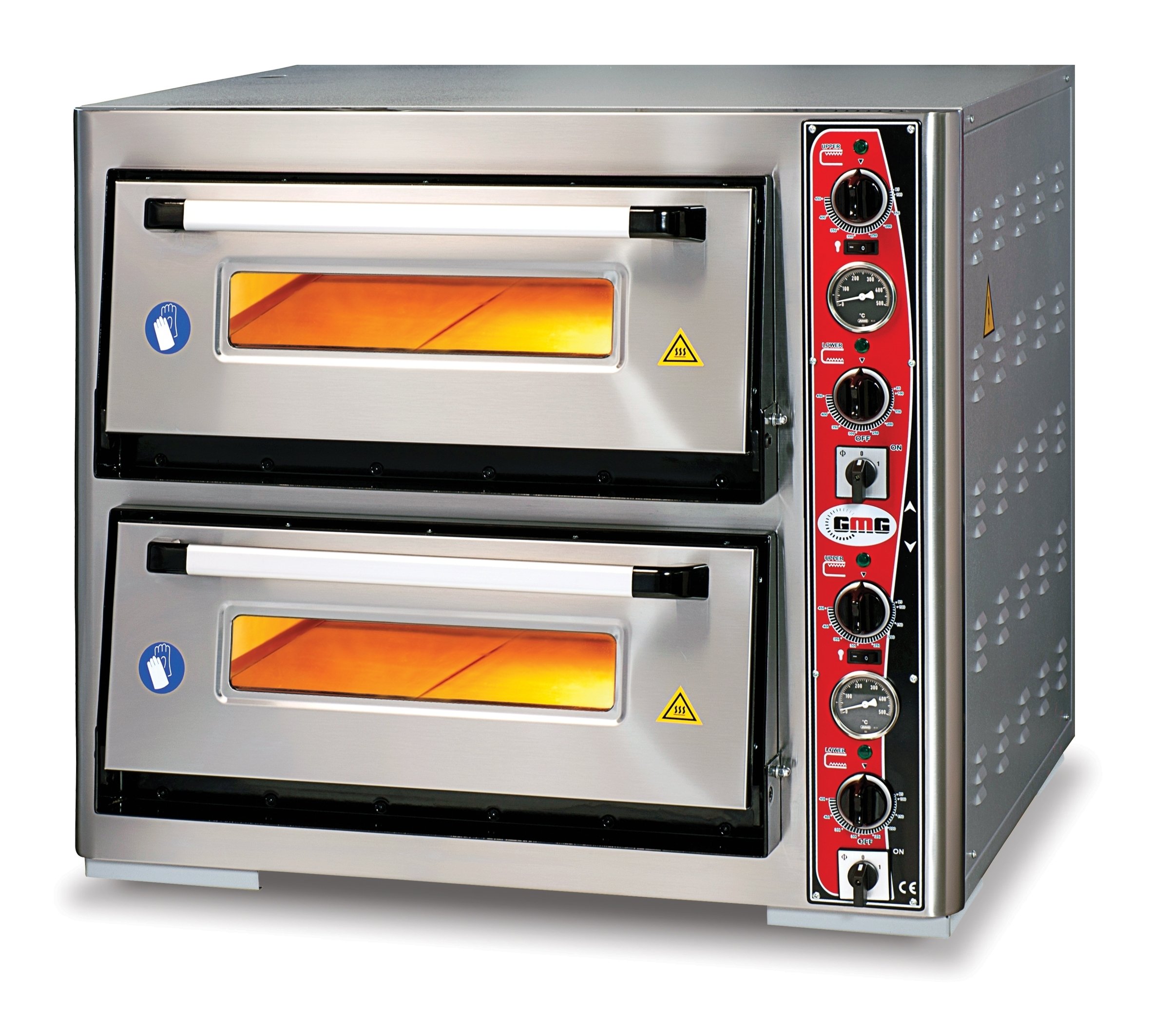FOUR À PIZZA GMG CLASSIC LUX 4+4 33CM 400V