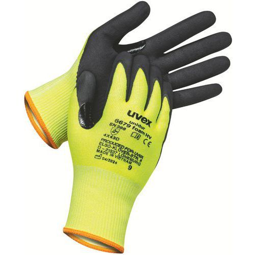 GANTS ANTICOUPURES UNIDUR 6679 FOAM HV - 7 - UVEX