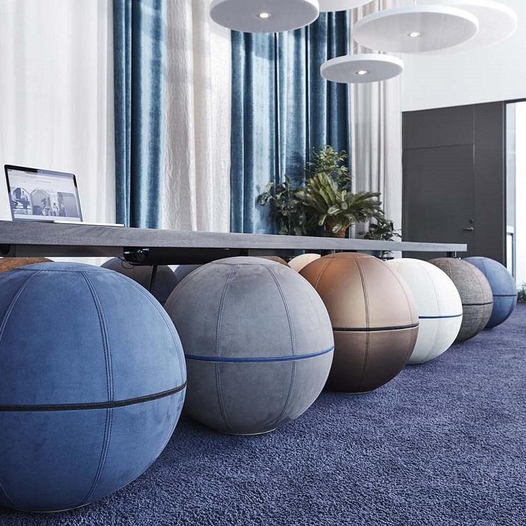 Siège ballon ergonomique de bureau - Globe - Renforcement musculaire et stabilité avec finitions personnalisables_0
