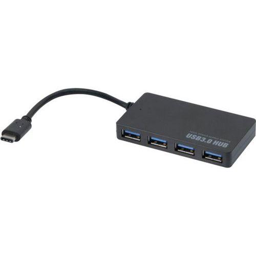 HUB USB 3.1 TYPE C VERS 4 PORTS USB 3.0 TYPE A