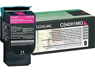 TONER MAGENTA LEXMARK 2000 PAGES (C540H1MG) - MANUTAN COLLECTIVITÉS