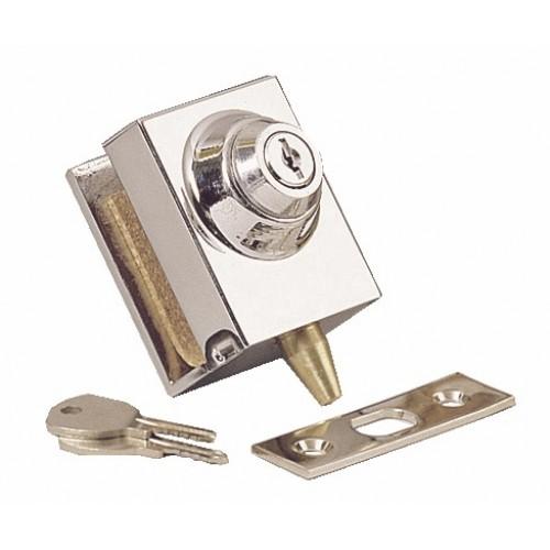 LOQUETEAU CAVALIER - VERROUILLAGE DE MIROITERIE - À CYLINDRE - 1445 ASSA ABLOY