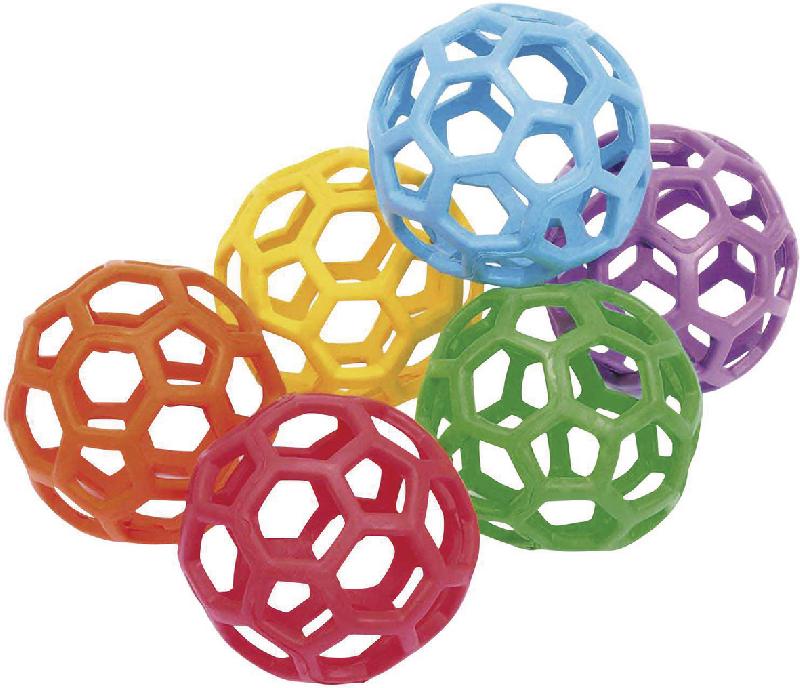 LOT DE 6 BALLONS AJOURÉS
