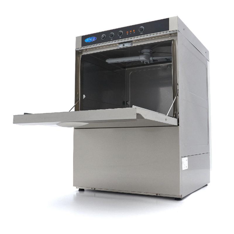 Maxima Lave-vaisselle sous plan - 50 x 50 cm - avec pompes de vidange, d'aide au rinçage et de savon - 400V – 58 × 61 × 83 cm – 5560 W - AKS-09240070_0