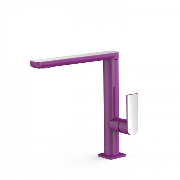 MITIGEUR LAVABO BEC 35X15 MM VIOLET-CHROME - TRES 20020502VI