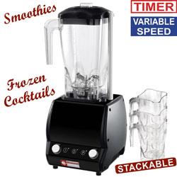 Mixer professionnel BAR/VV-T - verre carré 2L avec timer et variateur de vitesse_0