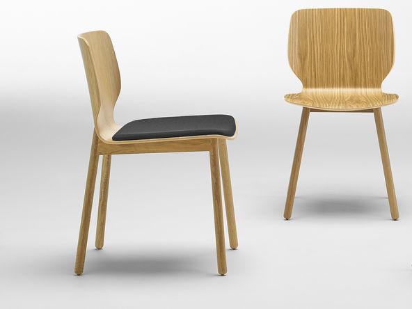 Lot de 2 chaises Nim Wood avec placet d'assise_0