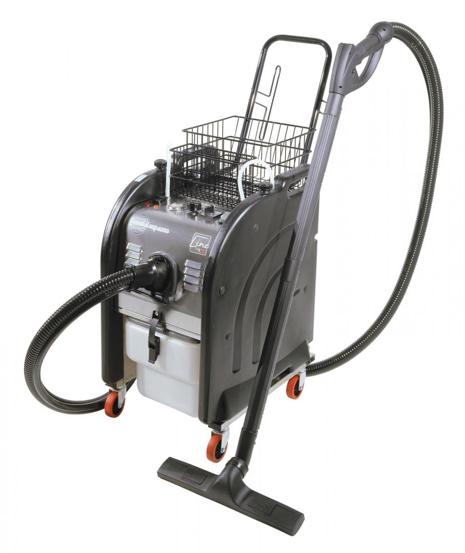 Nettoyeur à vapeur professionnel Polti Mondial Vap 6000 - 6 bar - 160° - Puissance d'aspiration 1200W - Aspiration et détergent_0