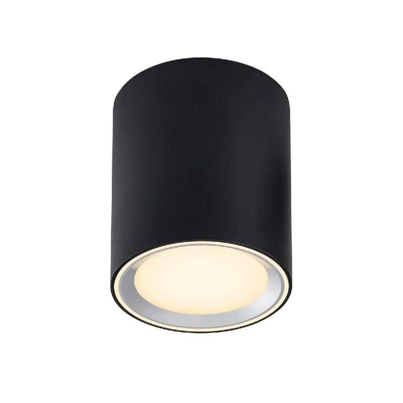 Nordlux Surface spot luminaire FALLON Long Métal Noir/Acier H. 12 IP20 -Intérieur - noir métal 5701581445987_0