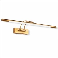 Papuq Applique murale LED 12W 1300lm, lumière chaude 3000K, 65cm, orientable et pivotante, finition bronze vieilli, idéale pour tableaux et miroirs._0